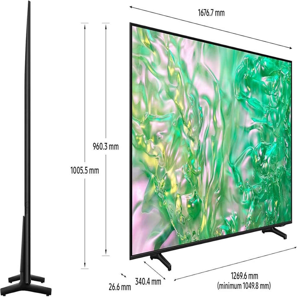 image 1 of Samsung UE75DU8070UXXU 75" DU8070 Crystal UHD 4K Smart TV