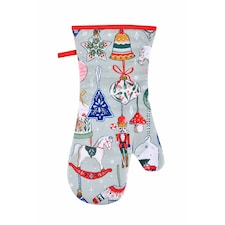 Ulster Weavers Christmas Ornaments Gauntlet Oven Glove Multi