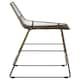 image 4 of Interioirs by Premier Bronze Metal Wire Bar Chair, Sturdy Metal Chair for Bar, Breakfast Wire Chair for Home