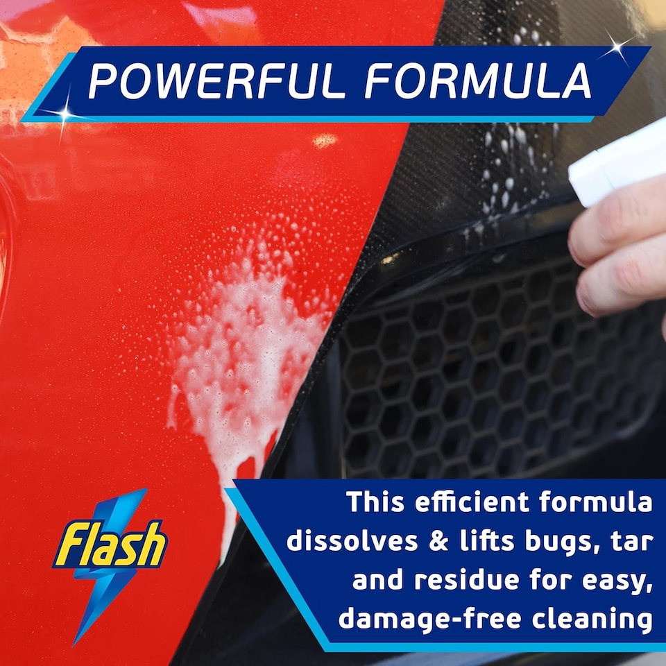 image 1 of Flash Car Care Bug & Insect Remover 2 x 500ml