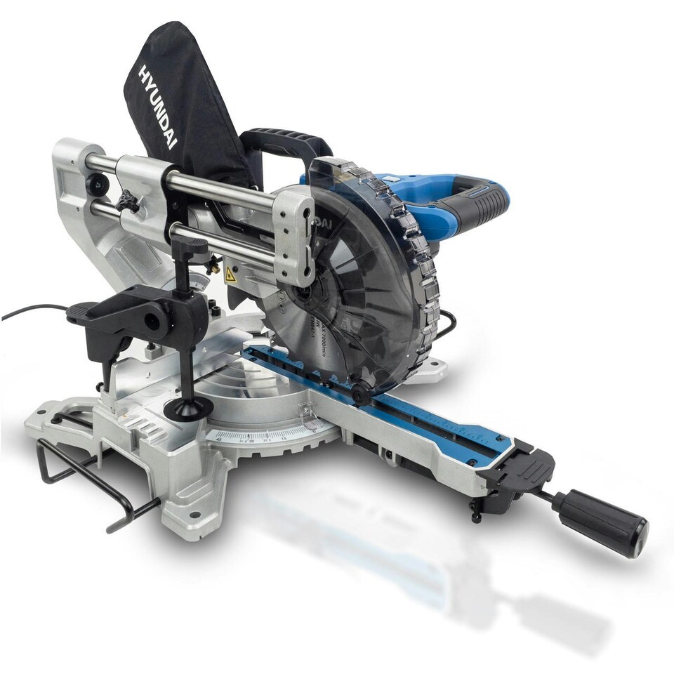 image 1 of Hyundai 1500W Electric Mitre Saw / Chop Saw with 210mm Blade, 230V