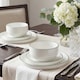 image 6 of 12pc Stackable Green Dinner Set