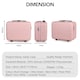 image 10 of 3 Piece Suitcase Set | Vanity Case + Cabin + Expandable Large Luggage