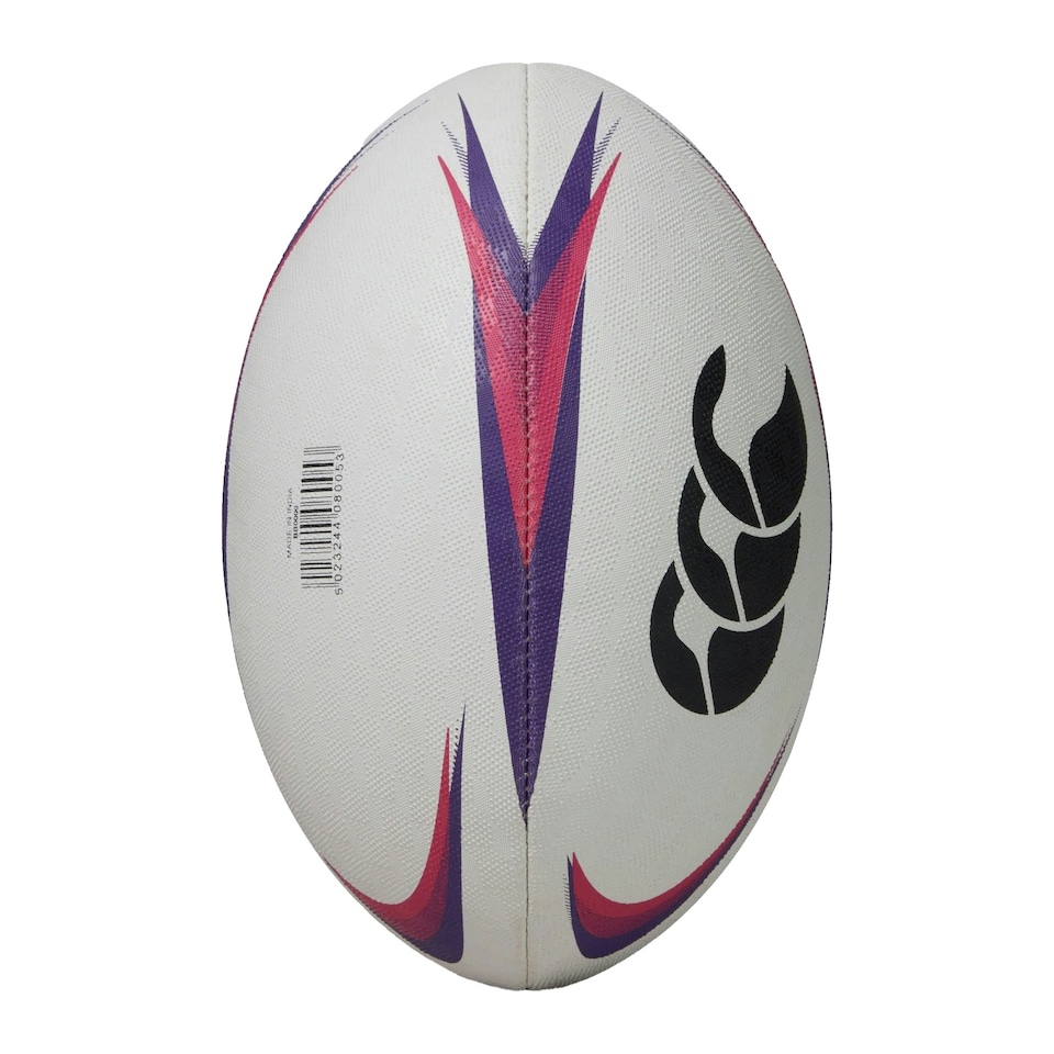 image 1 of Canterbury Mentre Rugby Ball - White/Violet/Purple - 3 White