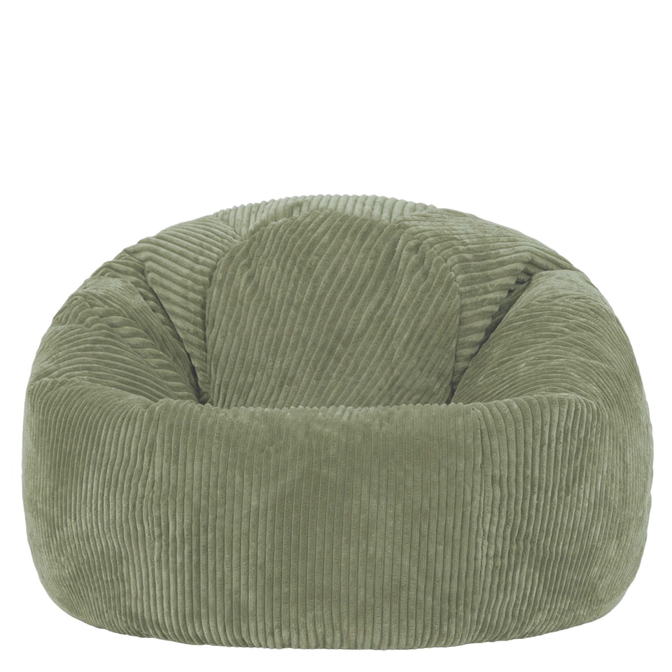 image 1 of Kingston Classic Beanbag Corduroy Sage Green Set of 2 | Green | Green | 2