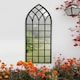 image 4 of Somerley Rustic Arch Large Garden Mirror 140 x 40.5 CM N/A