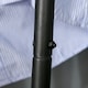 image 9 of HOMCOM 2-Tier Garment Rack Storage Shelves Metal Coat Shoes Clothes Stand