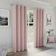image 1 of Enhanced Living Austin Blackout, Thermal Blush Curtains with Eyelet Header (PAIR) - 90x72 inch (229x183cm) | Pink | Blush | 2