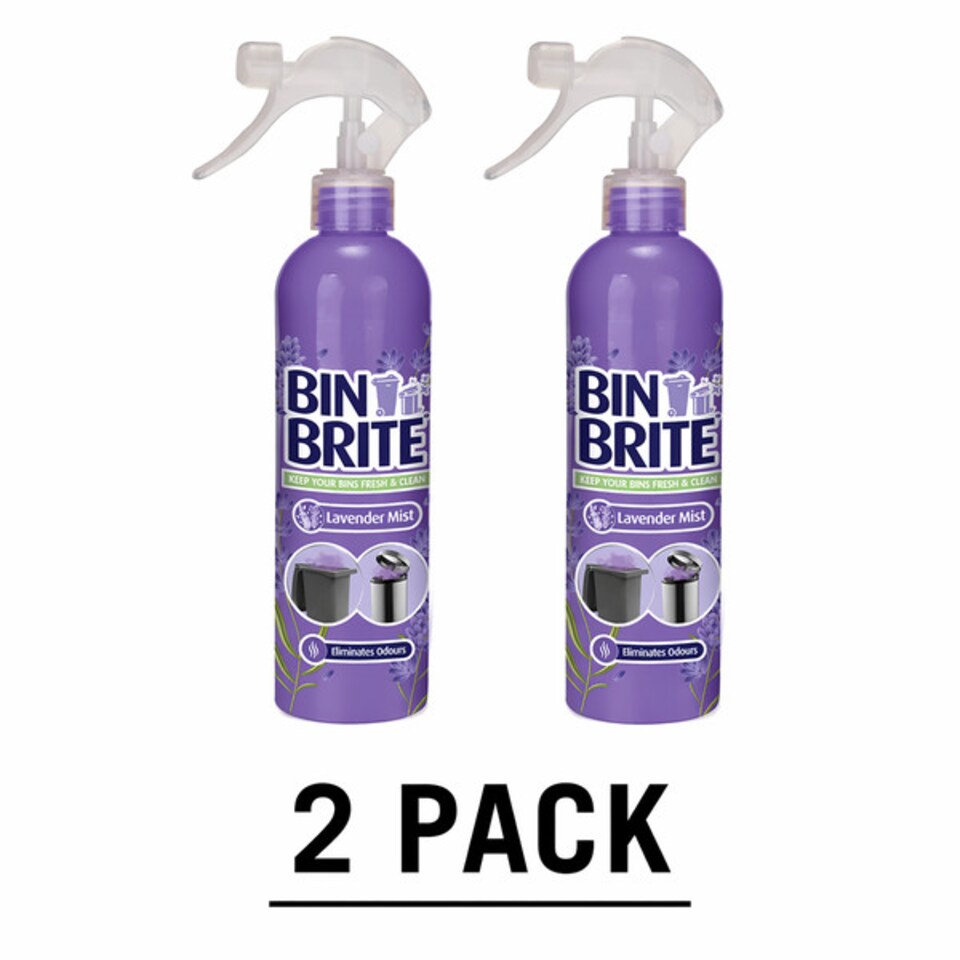 image 1 of Bin Brite Deodoriser Lavender Mist 400ml | Purple | 1 - Purple | 400ml | 1