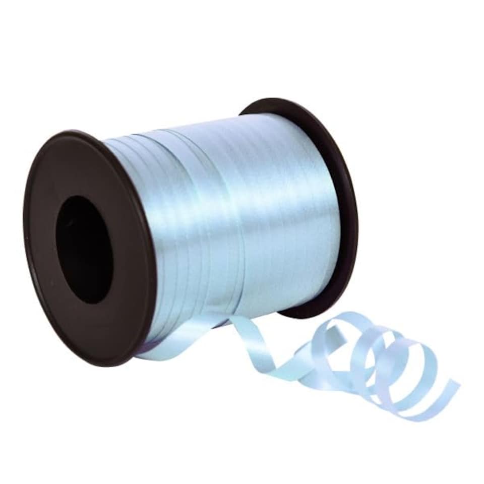 image 1 of Light Blue Curling Ribbon - 100 yd / 91.4m