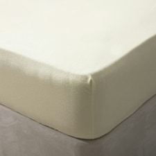Belledorm Brushed Cotton Extra Deep Fitted Sheet - Lemon - Double