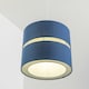 image 3 of CGC GAYLE Navy Blue Two Tier Ceiling Shade Blue