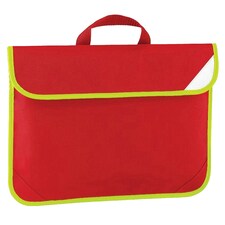 Quadra Enhanced-Vis Book Bag - 4 Litres - Classic Red - One Size Red