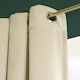 image 6 of OHS Soft Velvet Plain Dyed Thermal Insulated Panel Pair Eyelet Curtains, 66x90" Green | Woodland Green