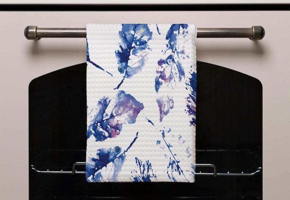 image 1 of Autumn leaves background (Kitchen Towel)