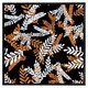 image 2 of White & orange olive leaves (Picture Frame) Brown | Oak | XL