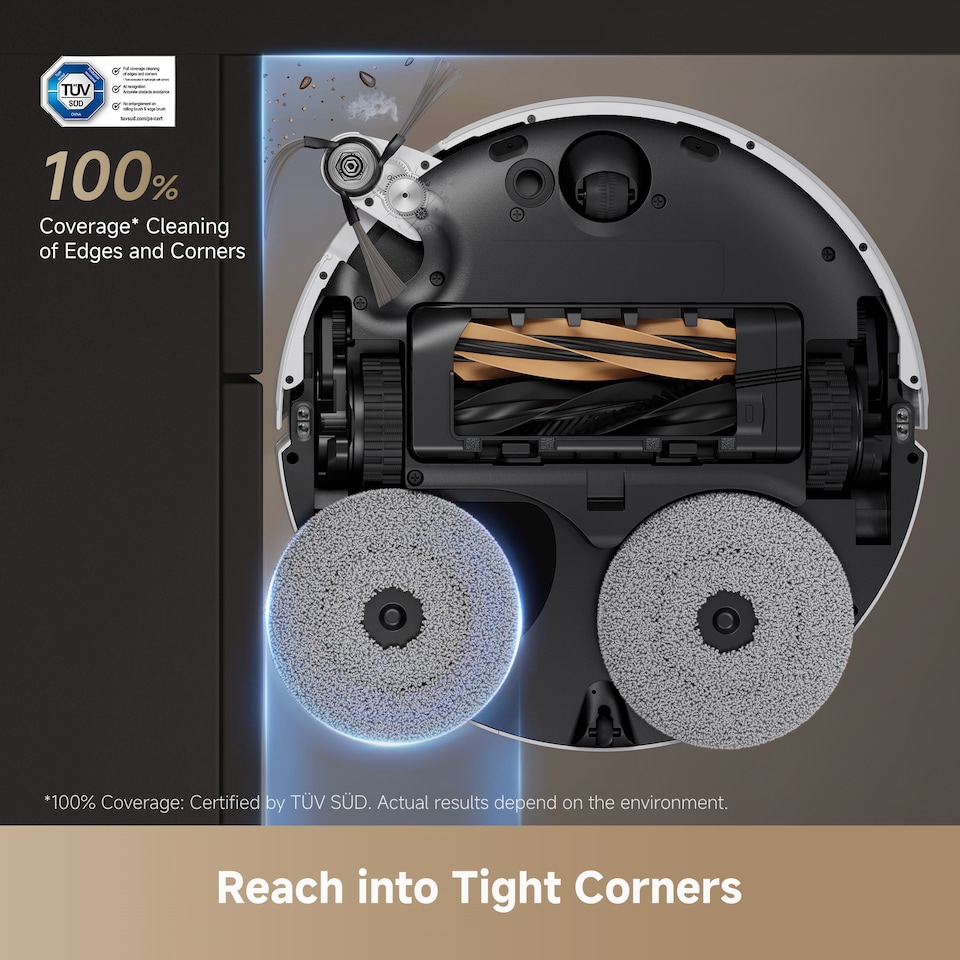 image 1 of Dreame X50 Ultra Complete Robot Vacuum & Mop, 20000Pa, climbs up to 6CM, Liftable Brush&Mops, 80C Hot Mop Washing, Anti-Tangling