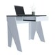 image 5 of Core Products White Dallas Home Office Desk with Drawer, H75.2cm x W91.3cm White