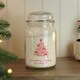 image 3 of Personalised Pink Christmas Tree Large Candle Jar