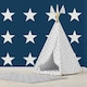 image 2 of World of Wallpaper Star Wallpaper - Navy/White - 32.1ft x 21in Blue