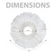 image 2 of 3X Spin Mop Replacement Heads 360 Microfiber Refills for Bucket Home Cleaning