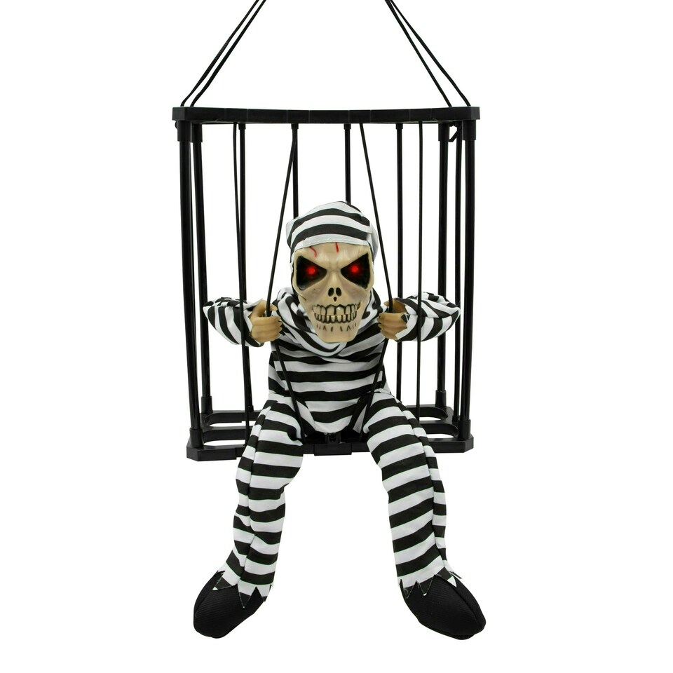 image 1 of Animated Prisoner Skeleton