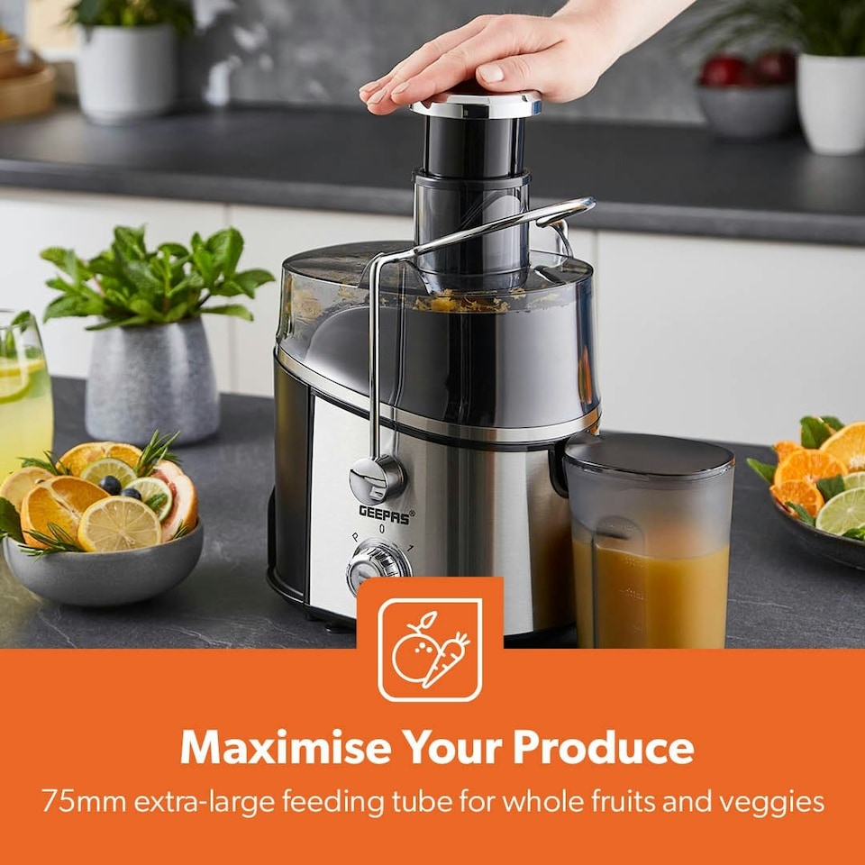 image 1 of GEEPAS 600W Juice Extractor