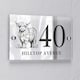 image 2 of Personalised Highland Cow Acrylic House Sign
