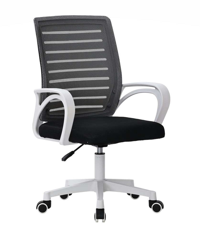 image 1 of MOF Office Chair Ergonomic Desk Chair Lumbar Support Height Adjustable 2107 | Black | One Size