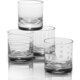 image 5 of Mikasa Wine Glass Set Clear Ribbed Crystal 350ml Set of 4