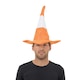 image 2 of Bristol Novelty Unisex Traffic Cone Hat - Orange/White - One Size