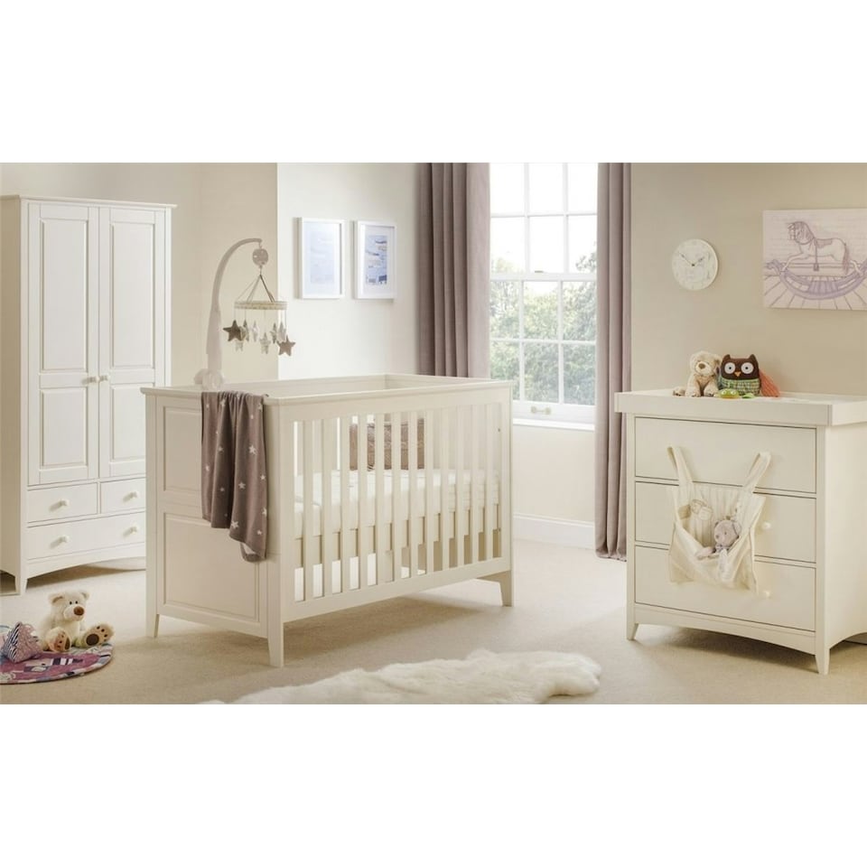 image 1 of Stone White 3 Drawer Changing Station