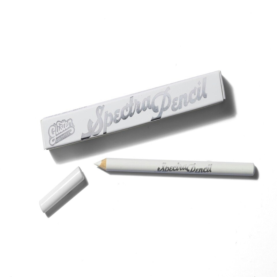 image 1 of White Spectra Pencil - Colourful Pencil - Glisten Cosmetics White