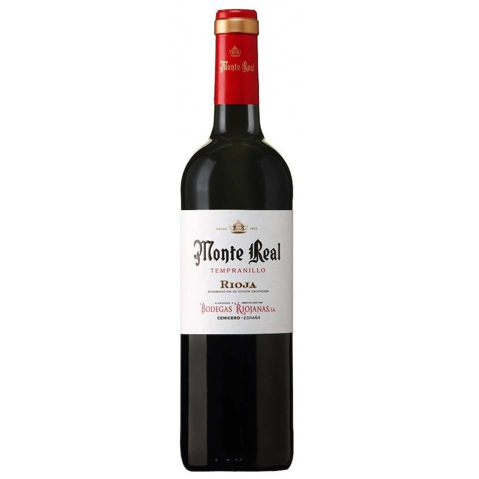 Monte Real Tempranillo Bodegas Riojanas 75cl - Spanish Red Wine