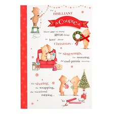 Christmas Card To Both 'You're Brilliant' Large