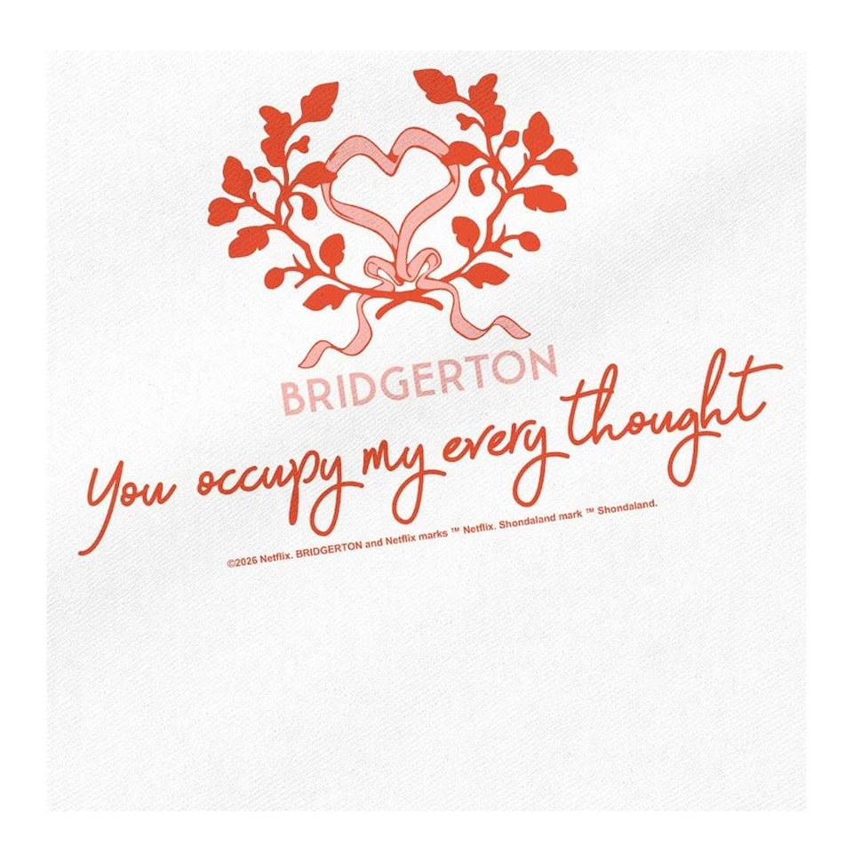 image 1 of Bridgerton Occupy My Thoughts Tote Bag | White | White | 1