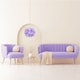 image 6 of Eye-Catching and Modern Small Lilac Feather Decorated Pendant Lighting Shade | Purple | Lilac | 1