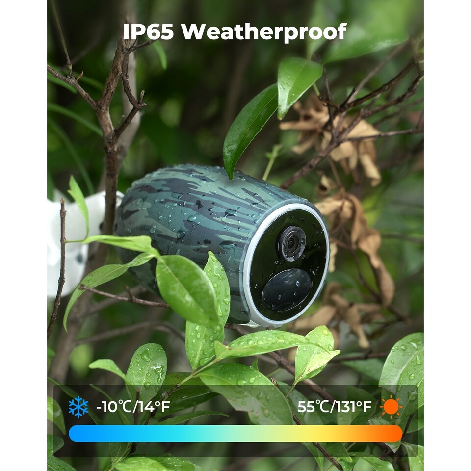 image 1 of Reolink Advantage Series G330 2K Battery 4G LTE Outdoor Security Camera with Solar Panel + 64GB