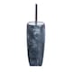image 3 of Showerdrape Octavia Grey Marble & Chrome Toilet Brush & Holder | Grey | 1