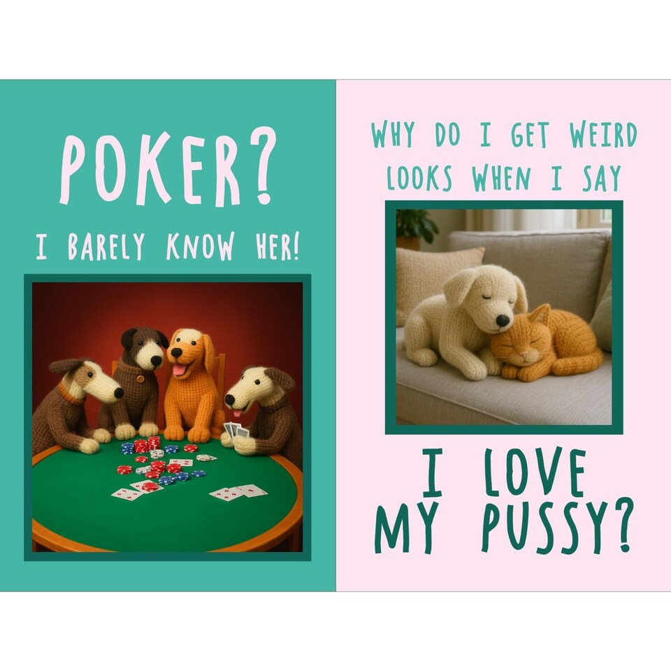 image 1 of Twisted Knits The Funny Knitting Gift Book