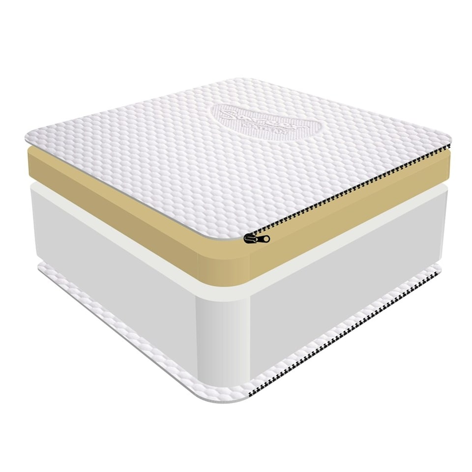 image 1 of 4ft Small Double Premium Memory Foam 6 + 2 Mattress - (120cm)