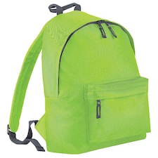 Bagbase Fashion Backpack / Rucksack (18 Litres) - Lime/graphite - One Size