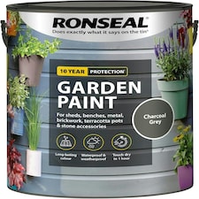 Ronseal Garden Paint 5L Charcoal Grey