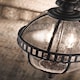 image 2 of Halleron 3 Light Outdoor Globe Ceiling Pendant Light Grey IP44, E14