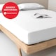 image 3 of Luff Bamboo Silk Fitted Sheet White | Single