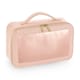 image 1 of Bagbase Clear Toiletry Bag - Soft Pink - One Size