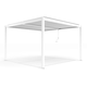 image 2 of Deluxe White Veranda with Louvered Shutter Roof 4m x 3m