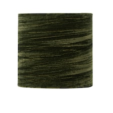 First Choice Lighting Green Crushed Velvet 15.5cm Table Lamp Shade Green