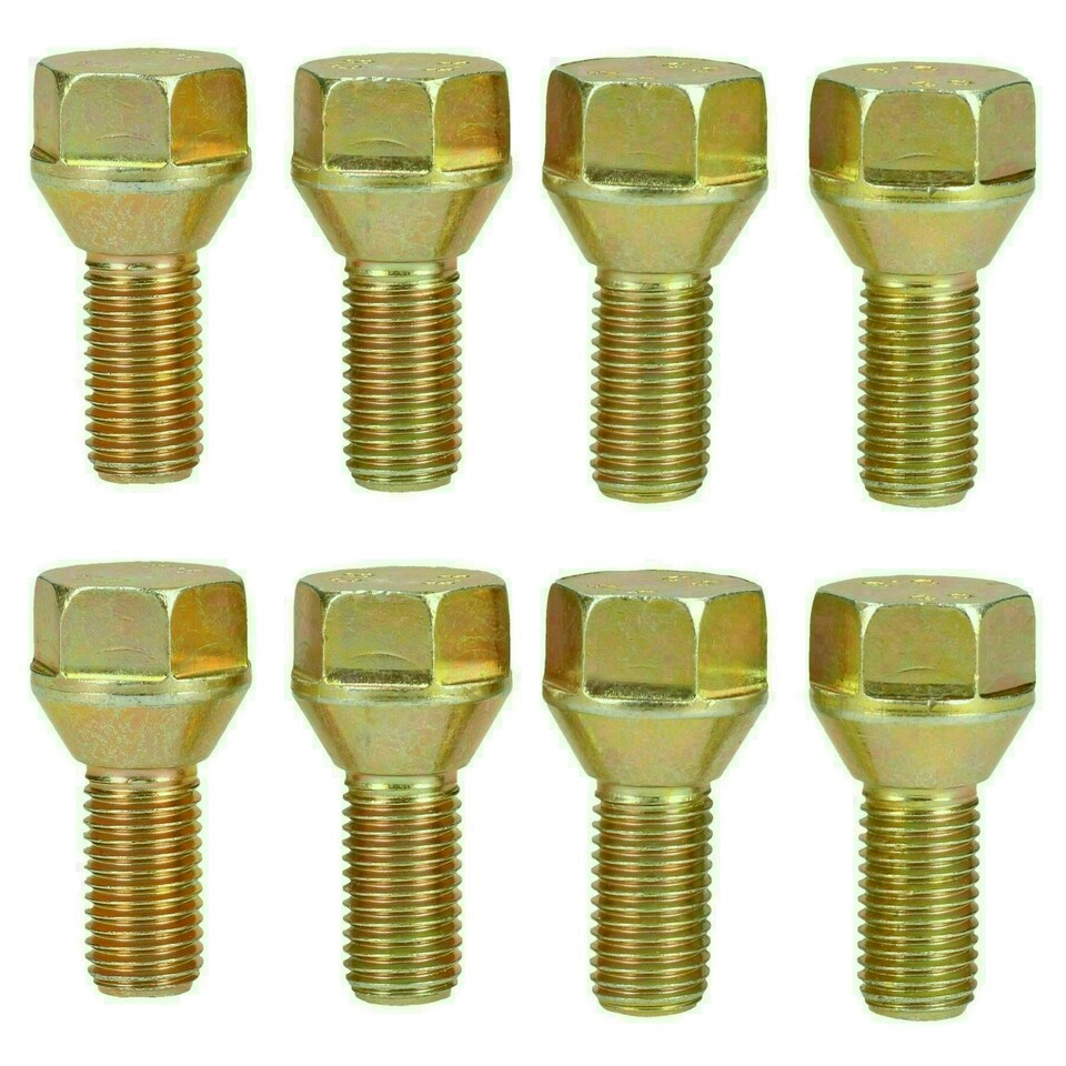 image 1 of M12 x 1.5 Replacement Wheel Bolts for Trailer Hubs Hub Pack of 8