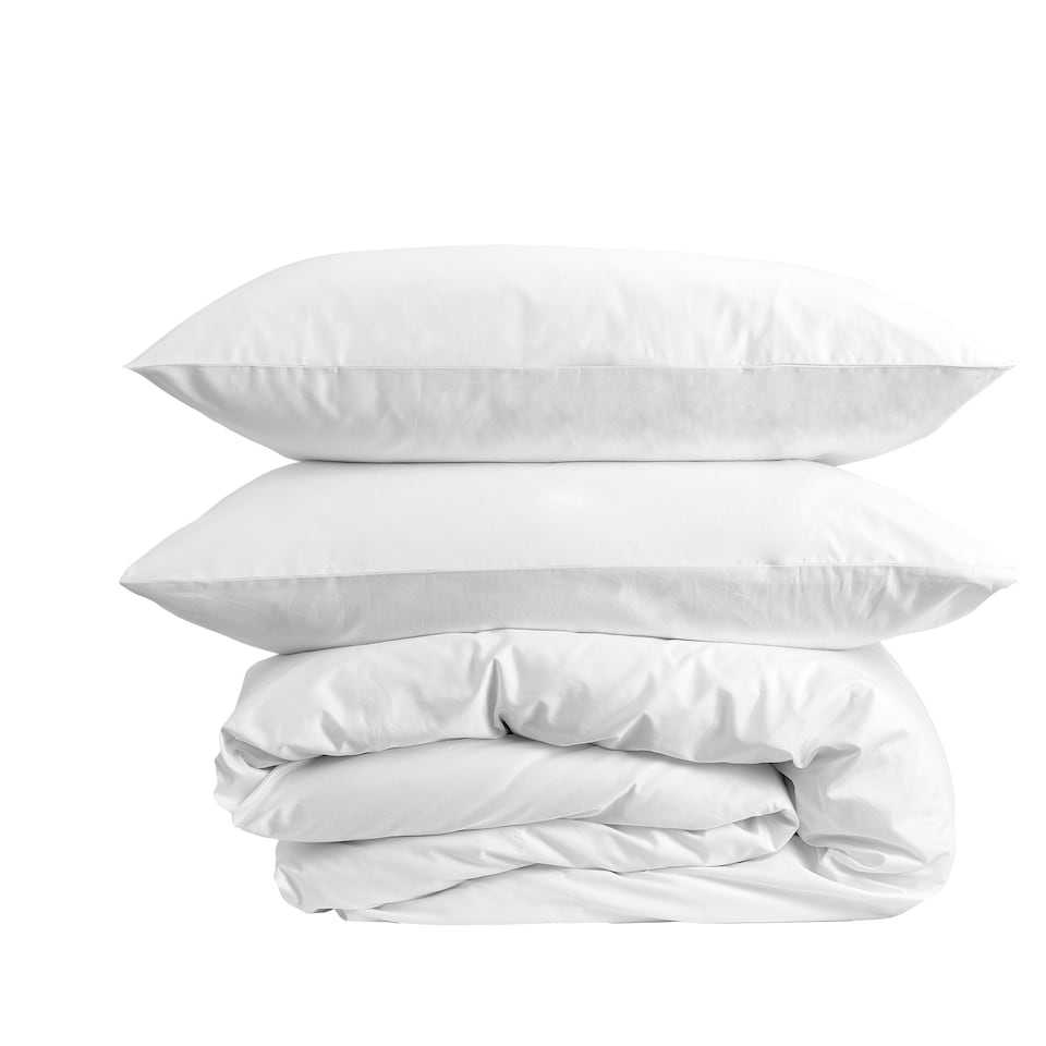 image 1 of Hotel Pure Luxury 5 Star White Duvet Cover Set - King